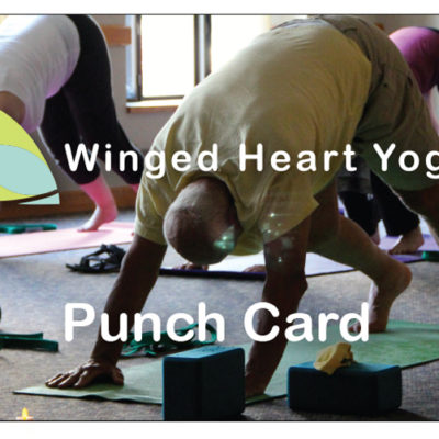 Winged Heart Class Punch Card